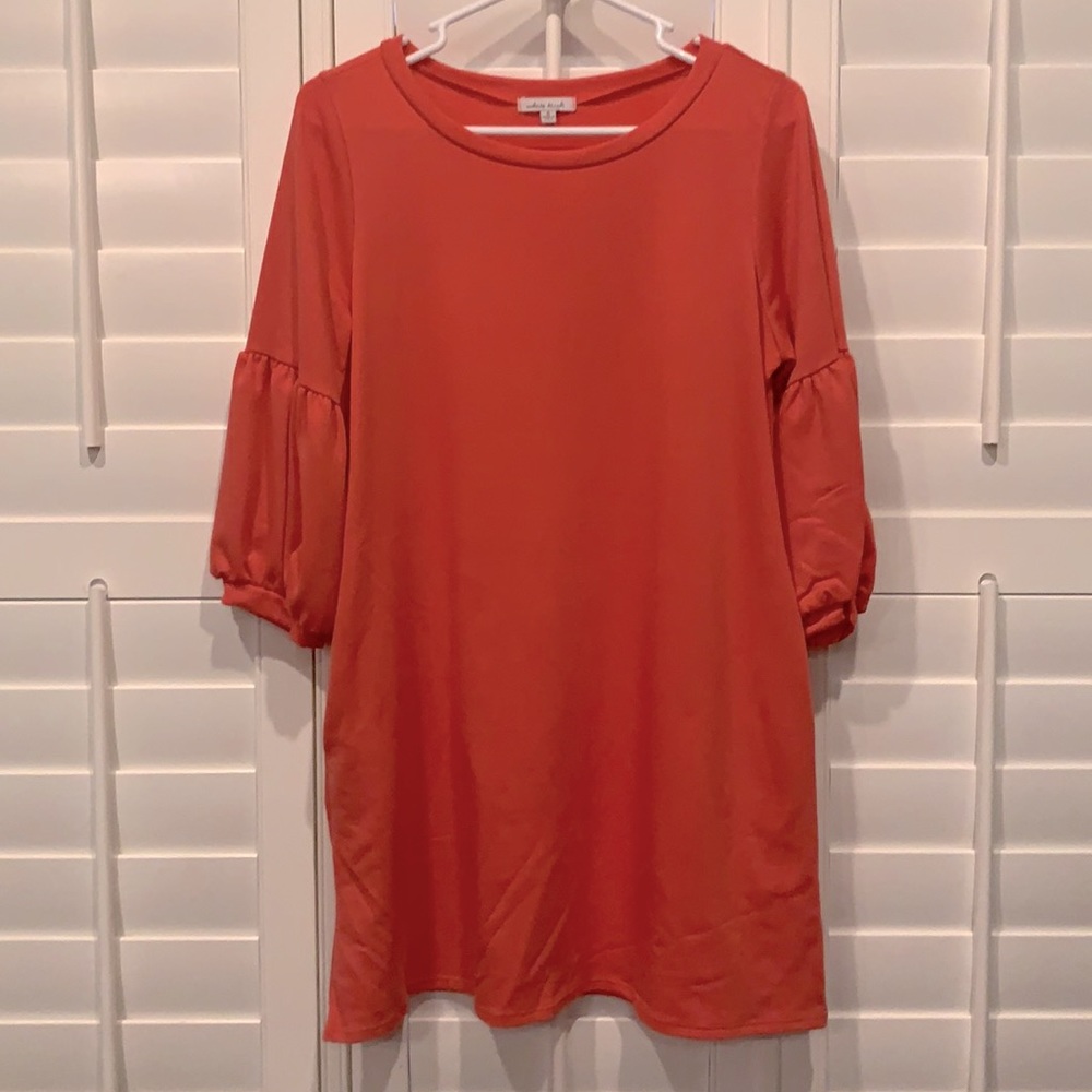 Comfy coral dress